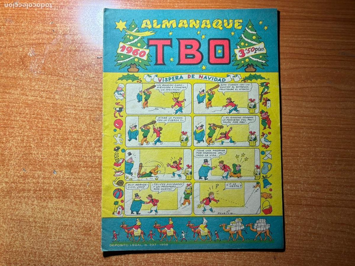 Tebeos: TBO ALMANAQUE PARA 1960 EDITORIAL BUIGAS CONTIENE RECORTABLE BELEN