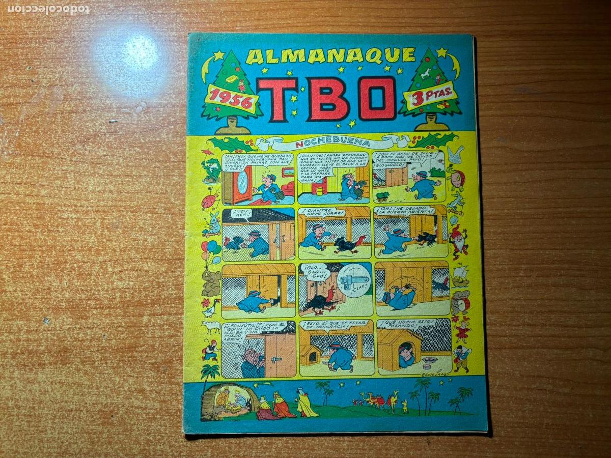 Tebeos: TBO ALMANAQUE PARA 1956 EDITORIAL BUIGAS CONTIENE RECORTABLE BELEN