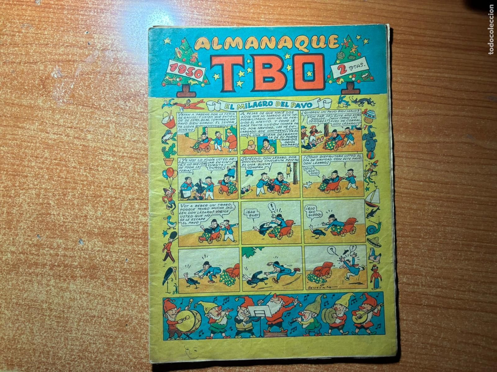Tebeos: TBO ALMANAQUE PARA 1950 EDITORIAL BUIGAS