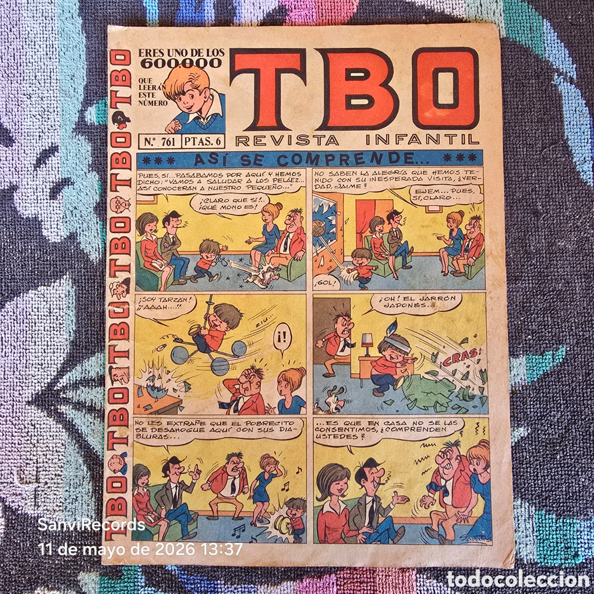 Tebeos: TBO, REVISTA INFANTIL 761 (BUIGAS)