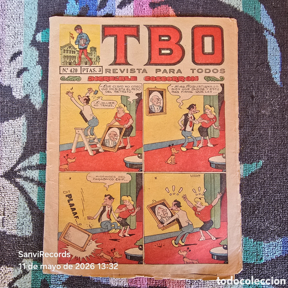 Tebeos: TBO, REVISTA PARA TODOS 420 (BUIGAS)