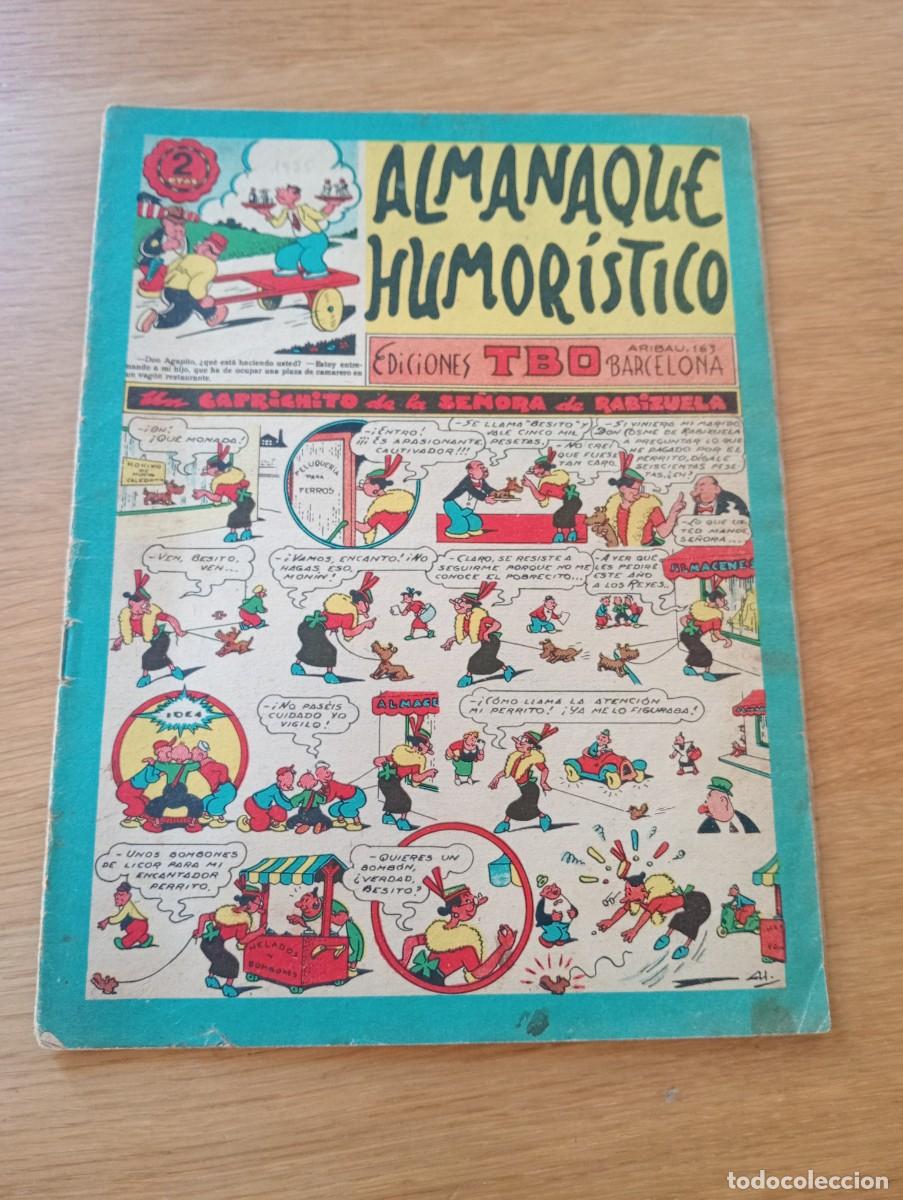 Tebeos: ALMANAQUE HUMOR&Iacute;STICO DE TBO PARA 1955. GRAPA. BUIGAS, ESTIVILL Y VI&Ntilde;A. 1954.