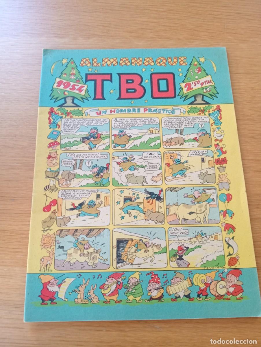 Tebeos: ALMANAQUE TBO PARA 1954. GRAPA. BUIGAS, ESTIVILL Y VI&Ntilde;AS. 1953.