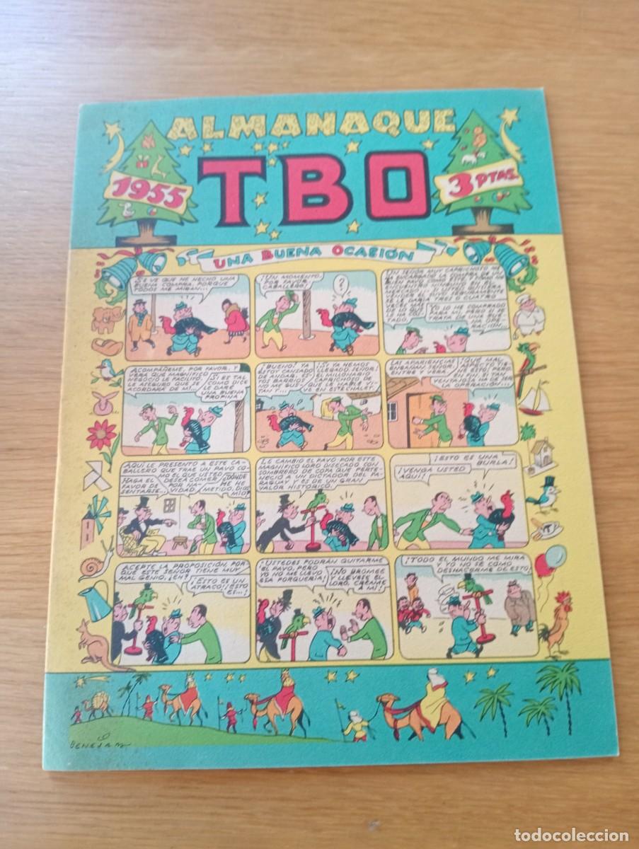 Tebeos: ALMANAQUE TBO PARA 1955. GRAPA. BUIGAS, ESTIVILL Y VI&Ntilde;AS. 1954.