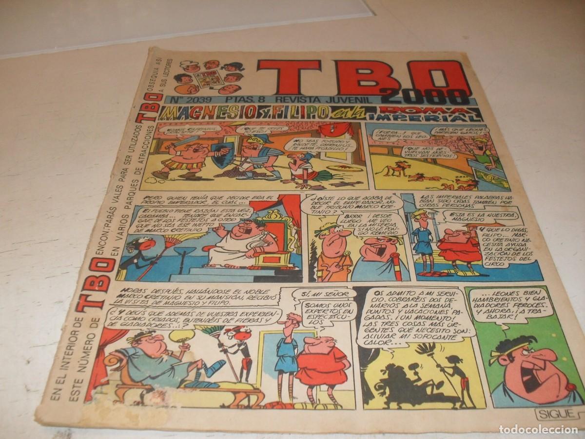 Tebeos: TBO N&ordm; 2039,CON AVENTURA EN PAGINA CENTRAL LAS APUESTAS,DE BLANCO,DE 2503,BUIGAS,1952