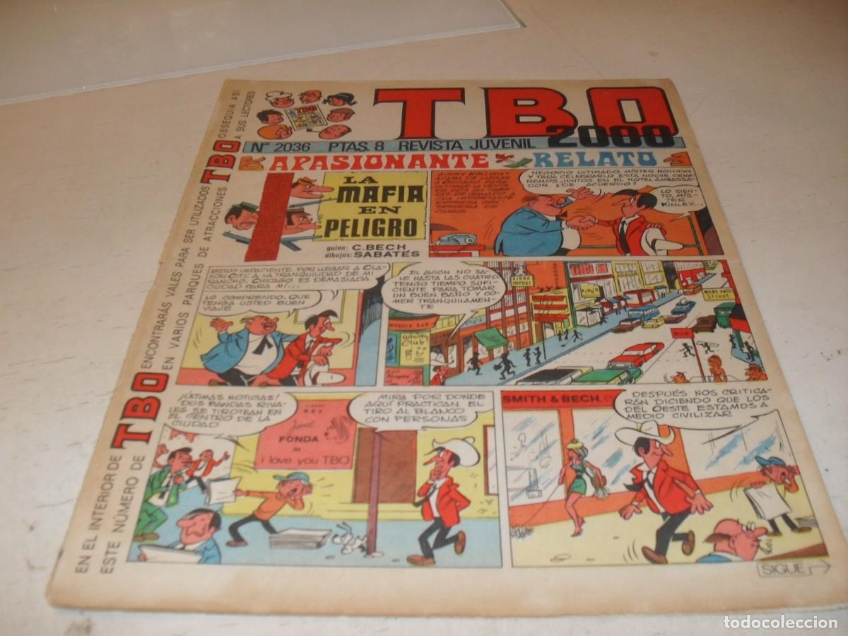 Tebeos: TBO N&ordm; 2036,CON LA MAFIA EN PELIGRO,DE SABATES,DE 2503,BUIGAS,1952