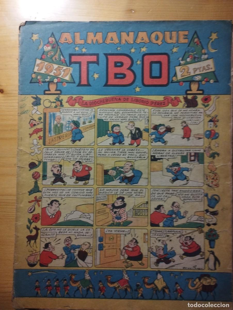 Tebeos: TBO Almanaque 1951 / &Eacute;poca dorada de TBO