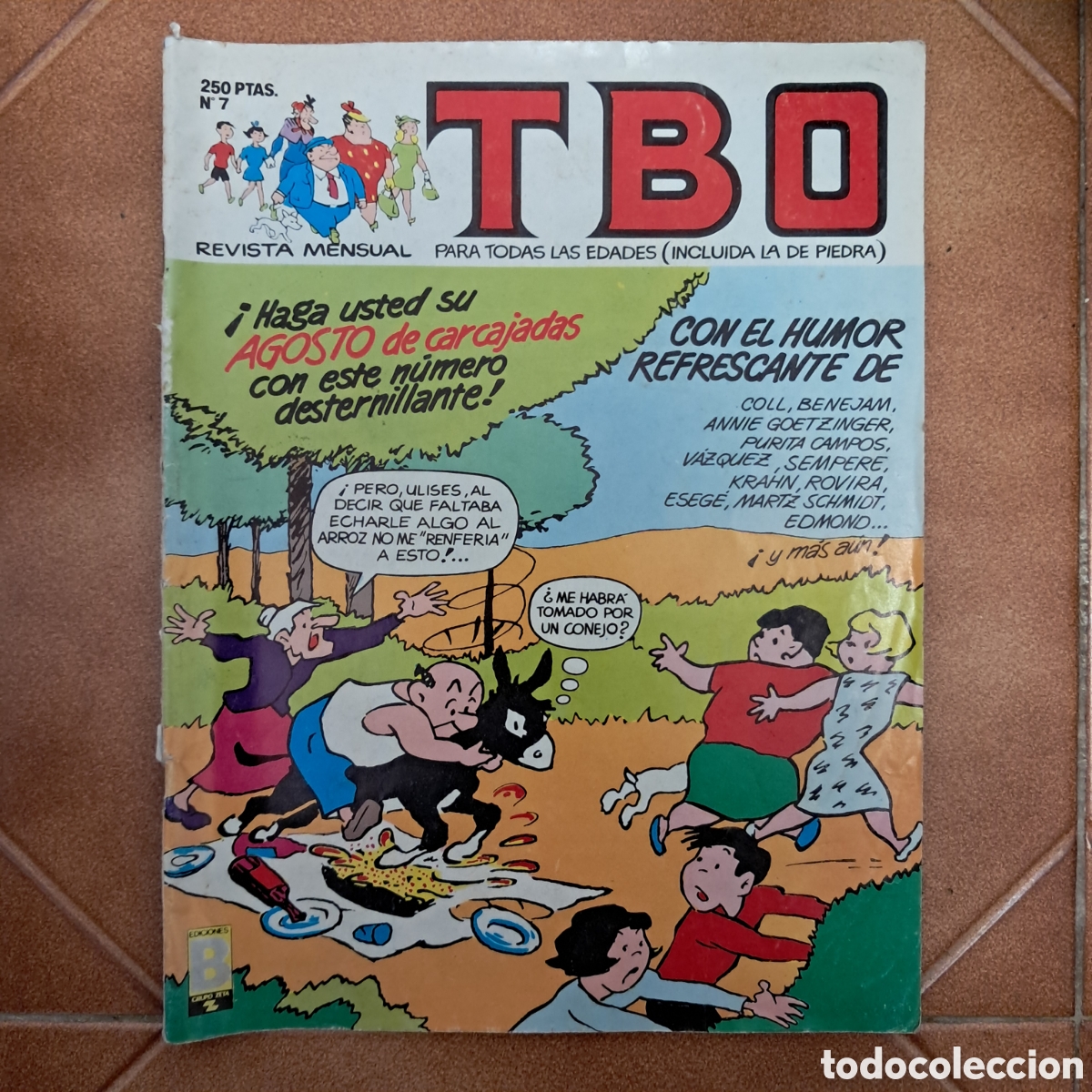 Tebeos: TBO Revista mensual. N&ordm; 7 ; VIII 1988