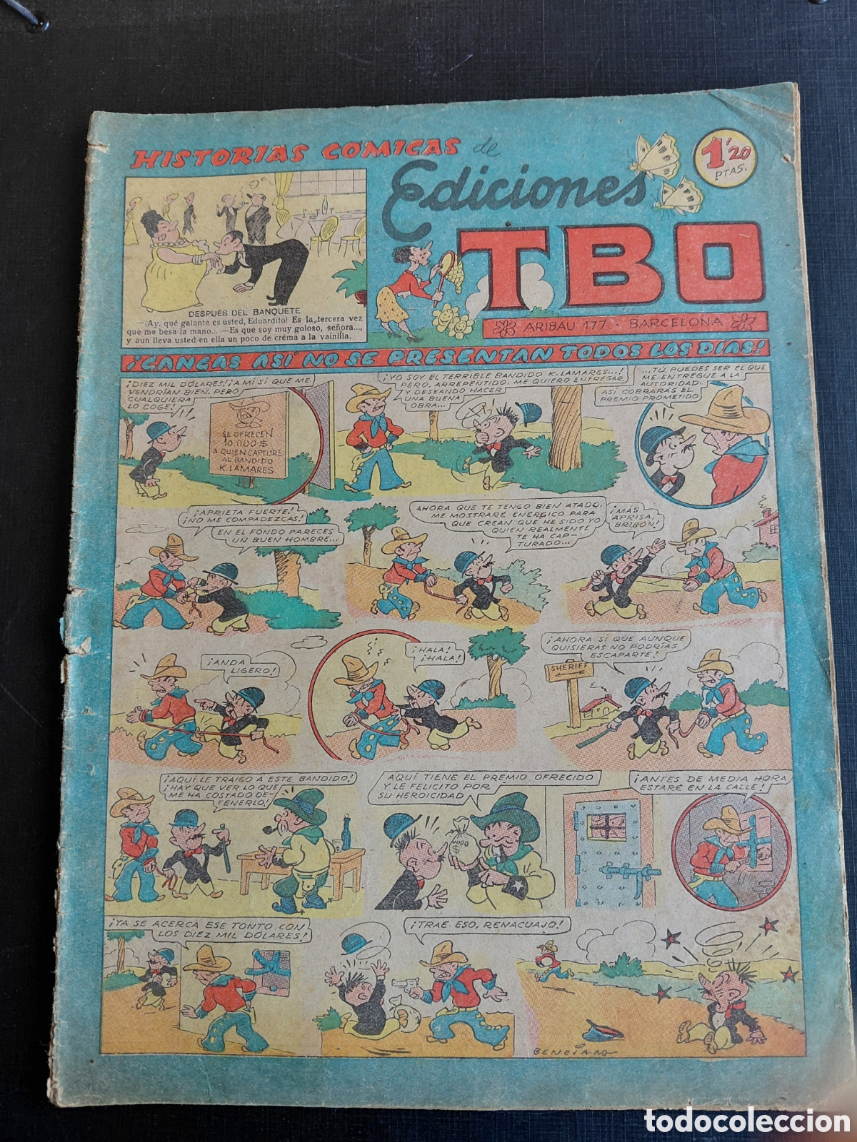 Tebeos: EDICIONES TBO -HISTORIAS COMICAS -GANGAS AS&Iacute; NO SE PRESENTAN TODOS LOS DIAS! - SIN NUMERAR-A&Ntilde;O 1951