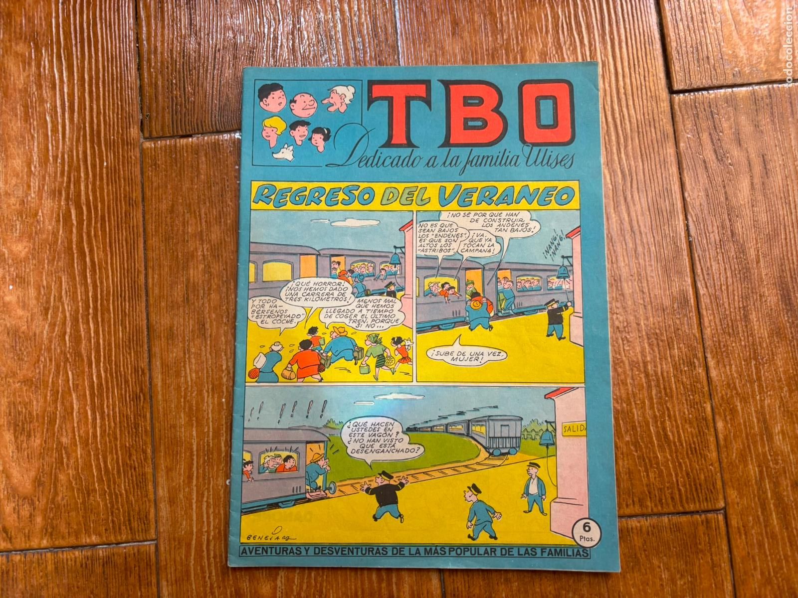 Tebeos: TBO EXTRAORDINARIO DEDICADO A LA FAMILIA ULISES REGRESO DEL VERANEO EDITORIAL BUIGAS