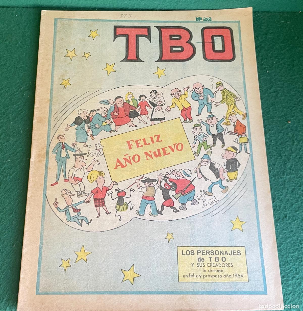 Tebeos: TBO TEBEO 2&ordf; &Eacute;POCA - N&ordm; 323 - FELIZ A&Ntilde;O NUEVO 1964 - MUY BUEN ESTADO
