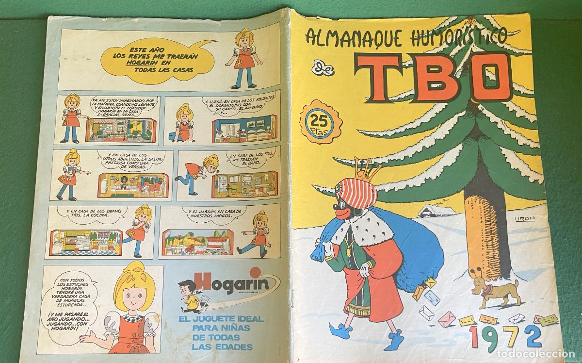 Tebeos: TBO TEBEO - ALMANAQUE HUMOR&Iacute;STICO 1972 - MUY BUEN ESTADO