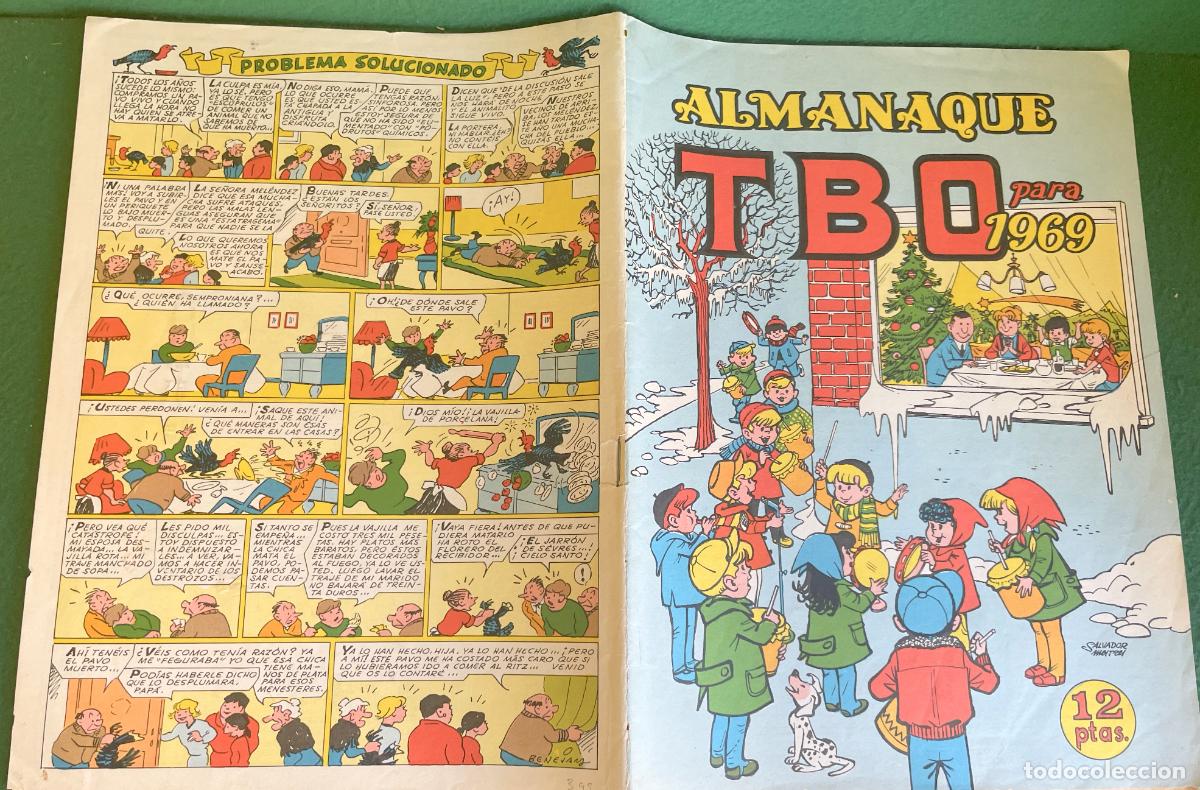 Tebeos: TBO TEBEO - ALMANAQUE 1969 - EXCELENTE ESTADO