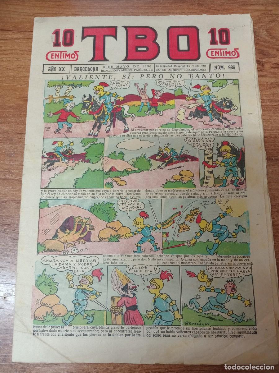 Tebeos: TBO - N&ordm; 986 - BUIGAS/SUAREZ - 10 CENTIMOS - ORIGINAL