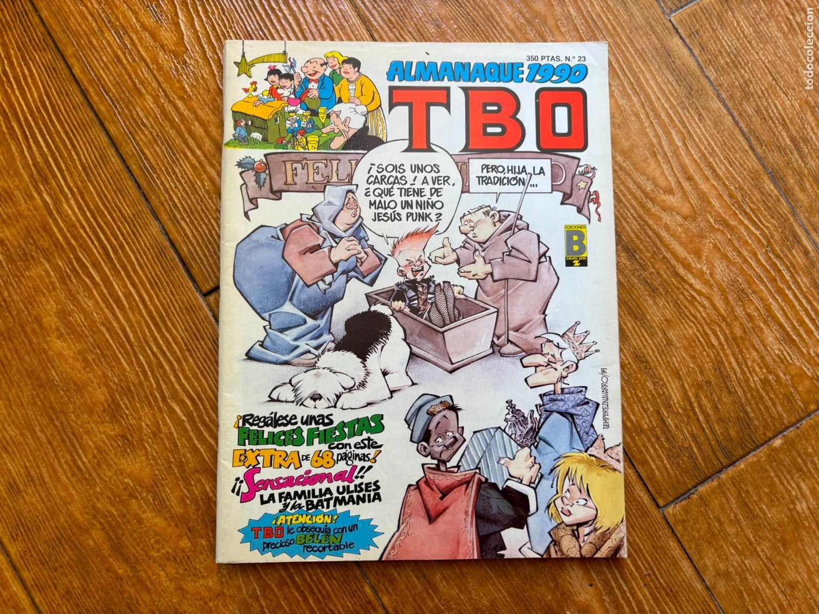 Tebeos: TBO ALMANAQUE PARA 1990 EDICIONES B - Foto 1