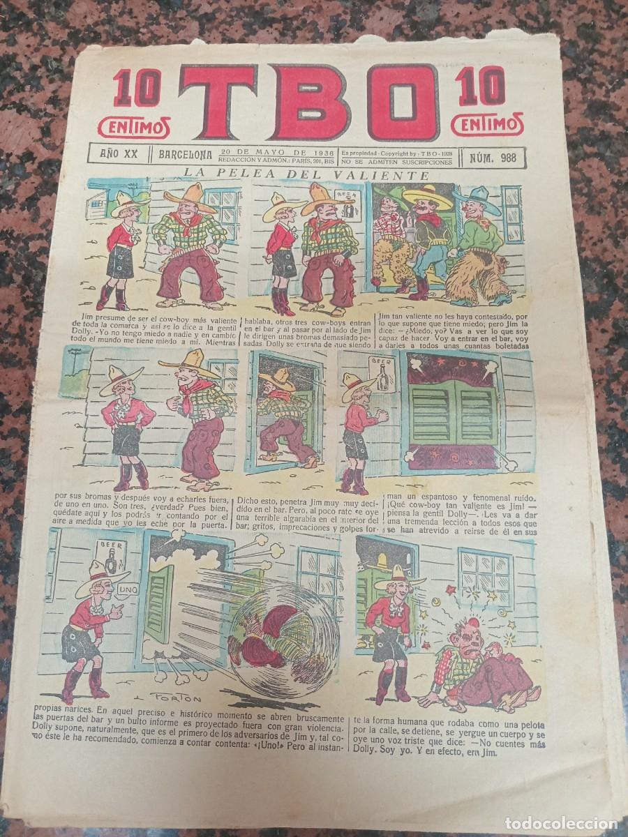 Tebeos: TBO - N&ordm; 988 - BUIGAS/SUAREZ - 10 CENTIMOS - ORIGINAL