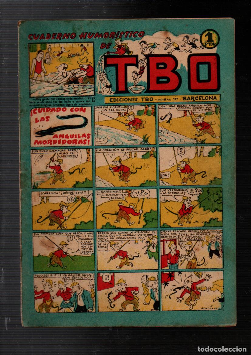 Tebeos: CUADERNO HUMORISTICO DE TBO. N&ordm; 32. CUIDADO CON LAS ANGUILAS MORDEDORAS. EDICIONES TBO
