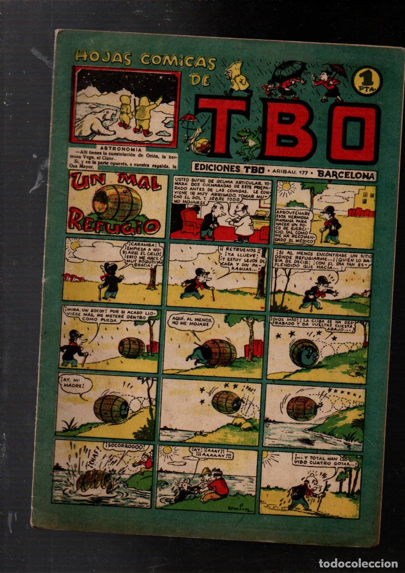 Tebeos: HOJAS COMICAS DE TBO. N&ordm; 29. UN MAL REFUGIO... EDICIONES TBO