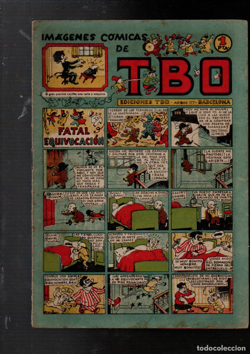 Tebeos: IMAGENES COMICAS DE TBO. N&ordm; 27. FATAL EQUIVOCACION... EDICIONES TBO