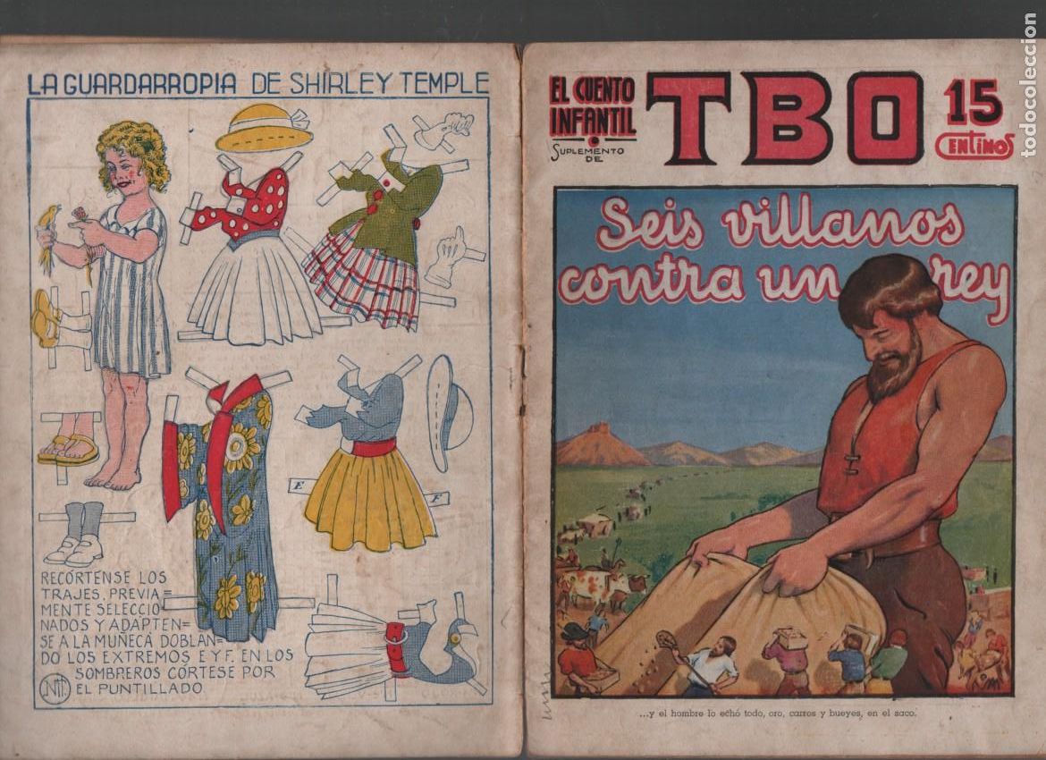 Tebeos: EL CUENTO INFANTIL. SUPLEMENTO DE TBO, A&Ntilde;O 1 - N&ordm; 2. BARCELONA, 16 JUNIO 1936