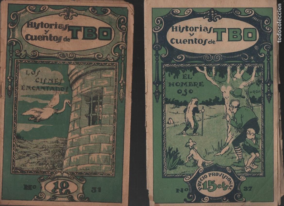Tebeos: HISTORIAS Y CUENTOS DE TBO. LOTE DE 2 EJEMPLARES: N&ordm; 31 / N&ordm; 37