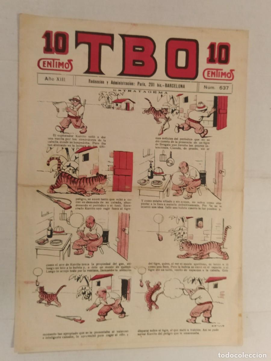 Tebeos: TBO - A&Ntilde;O XIII NUMERO 637 - OPISSO , SERRA MASSANA ETC - COMIC ANTIGUO -VER FOTOS