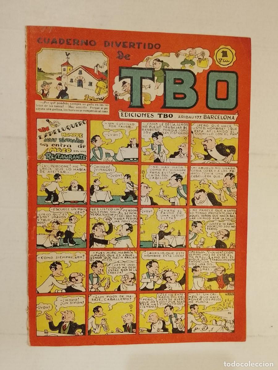 Comics: CUADERNO DIVERTIDO DE TBO - COMIC ANTIGUO ORIGINAL - EX PELUQUERO -VER FOTOS