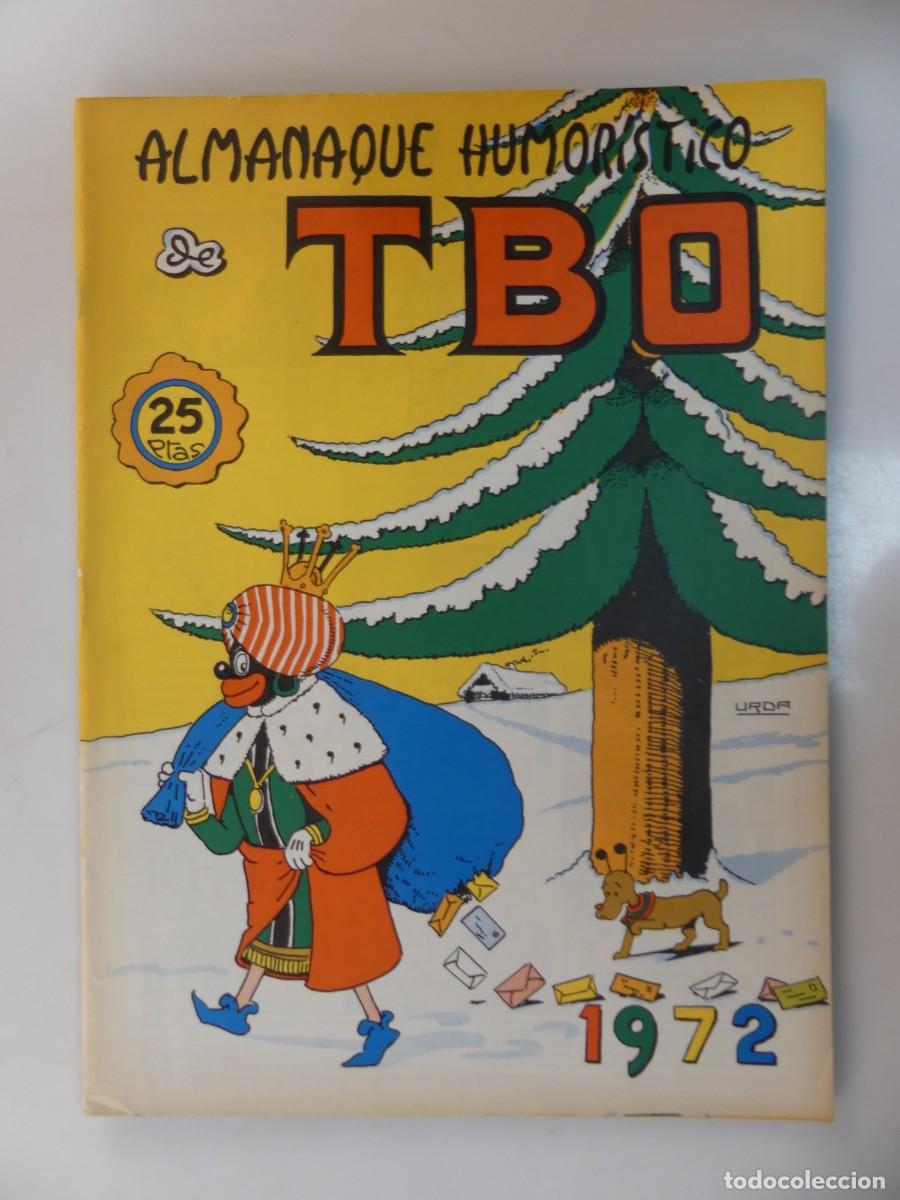 Tebeos: ALMANAQUE HUMORISTICO TBO A&Ntilde;O 1972