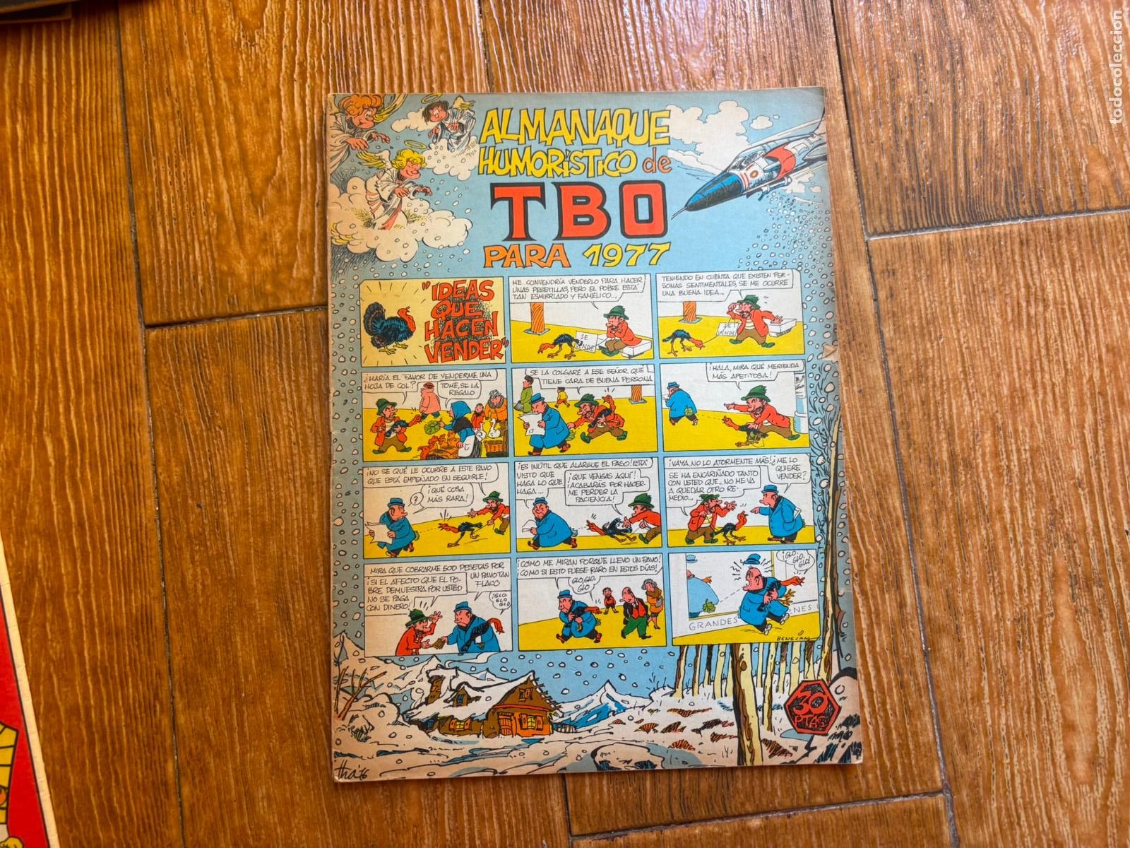 Tebeos: TBO ALMANAQUE HUMORISTICO PARA 1977 EDITORIAL BUIGAS CON BELEN RECORTABLE EN CONTRAPORTADA
