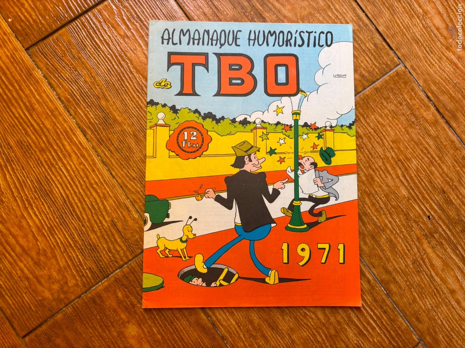 Tebeos: TBO ALMANAQUE HUMORISTICO PARA 1971 EDITORIAL BUIGAS CON RECORTABLE NAVIDAD EN CONTRAPORTADA