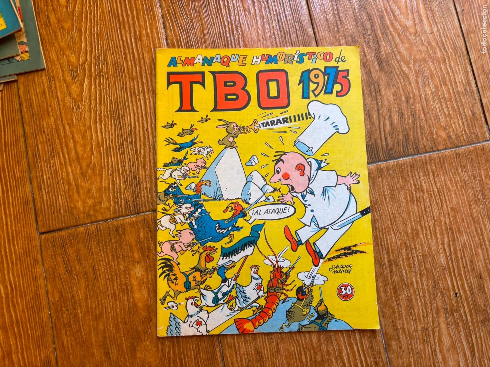 Tebeos: TBO ALMANAQUE HUMORISTICO PARA 1975 EDITORIAL BUIGAS CON BELEN RECORTABLE EN CONTRAPORTADA