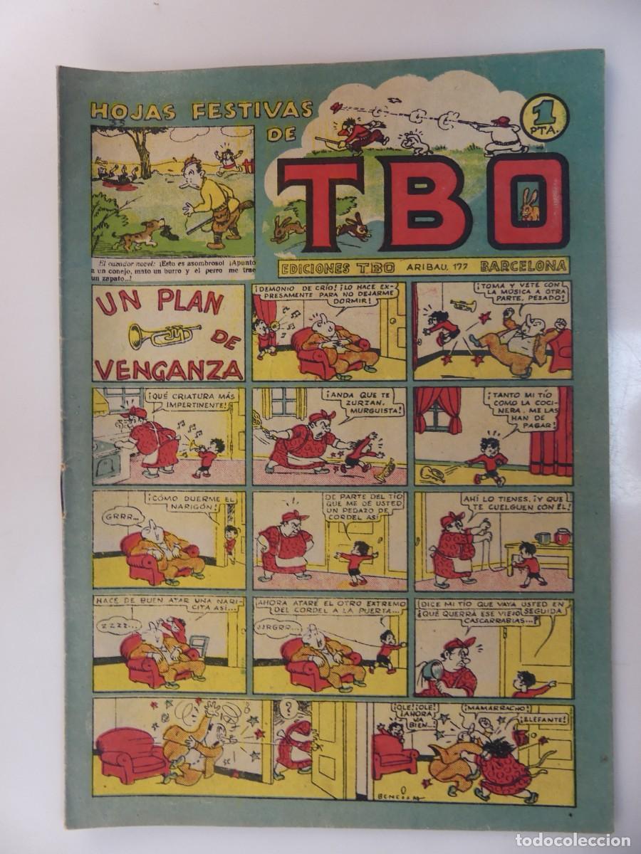 Tebeos: HOJAS FESTIVAS DE TBO