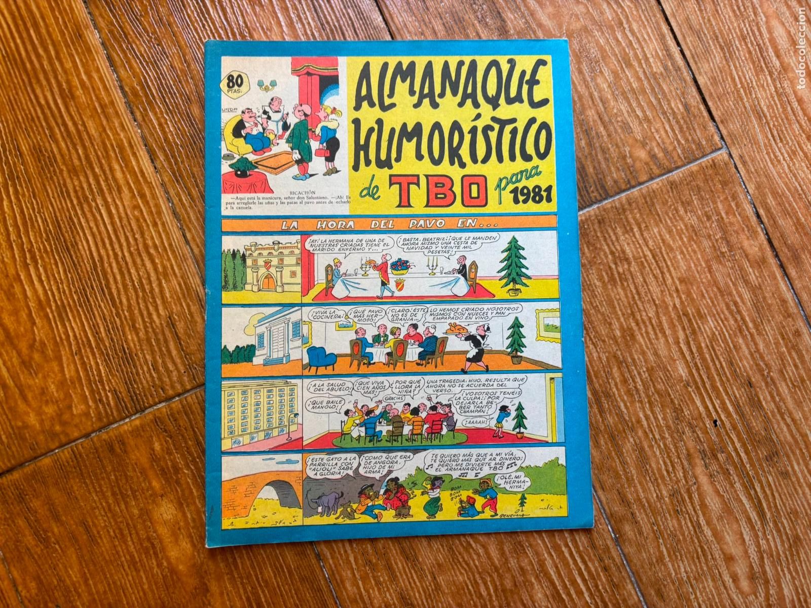 Tebeos: TBO ALMANAQUE HUMORISTICO PARA 1981 EDITORIAL BUIGAS