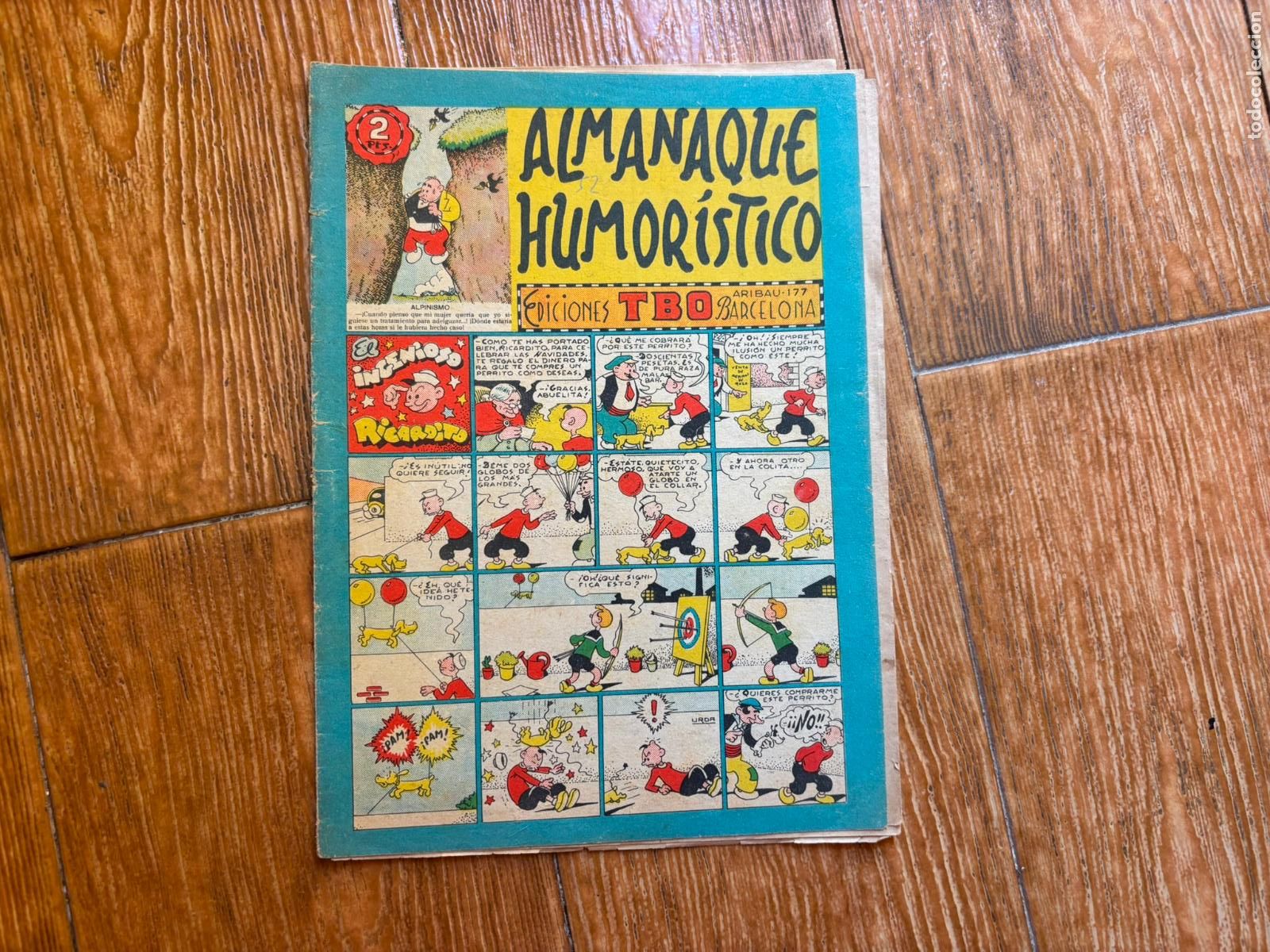 Tebeos: TBO ALMANAQUE HUMORISTICO PARA 1952 EDITORIAL BUIGAS
