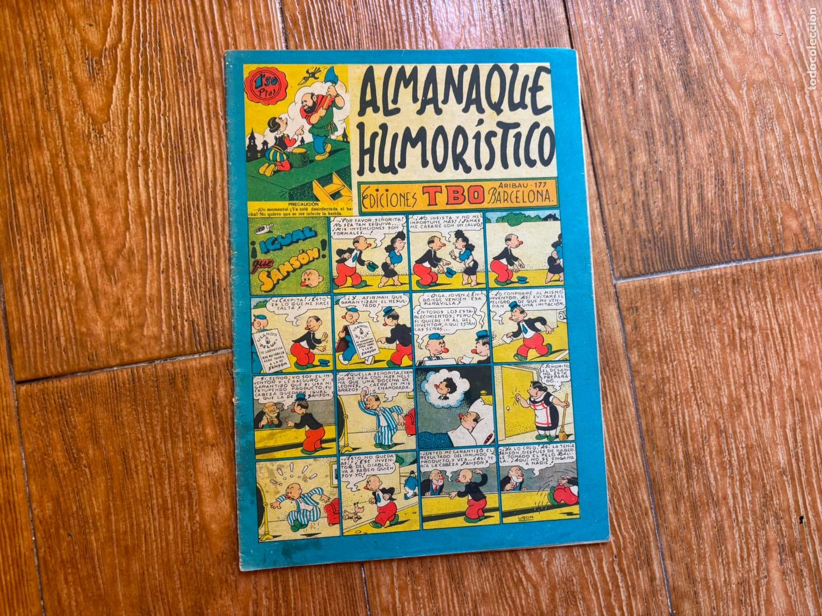 Tebeos: TBO ALMANAQUE HUMORISTICO PARA 1950 EDITORIAL BUIGAS