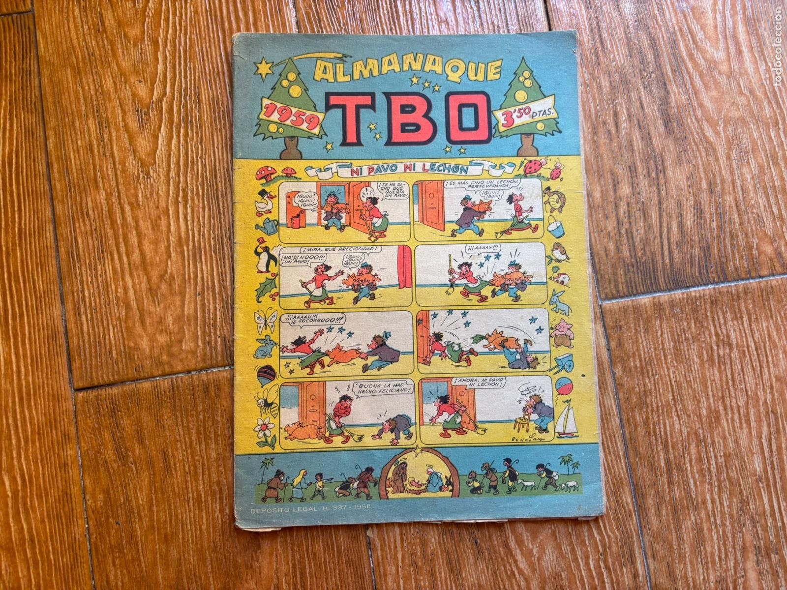 Tebeos: TBO ALMANAQUE 1959 EDITORIAL BUIGAS