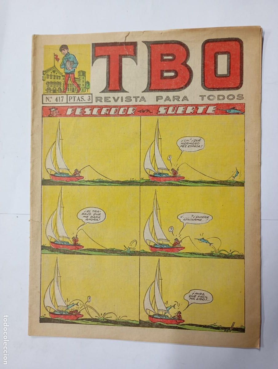 Tebeos: TBO N&ordm; 417. REVISTA PARA TODOS. A&Ntilde;O L. 22 OCTUBRE 1965. TDKC75
