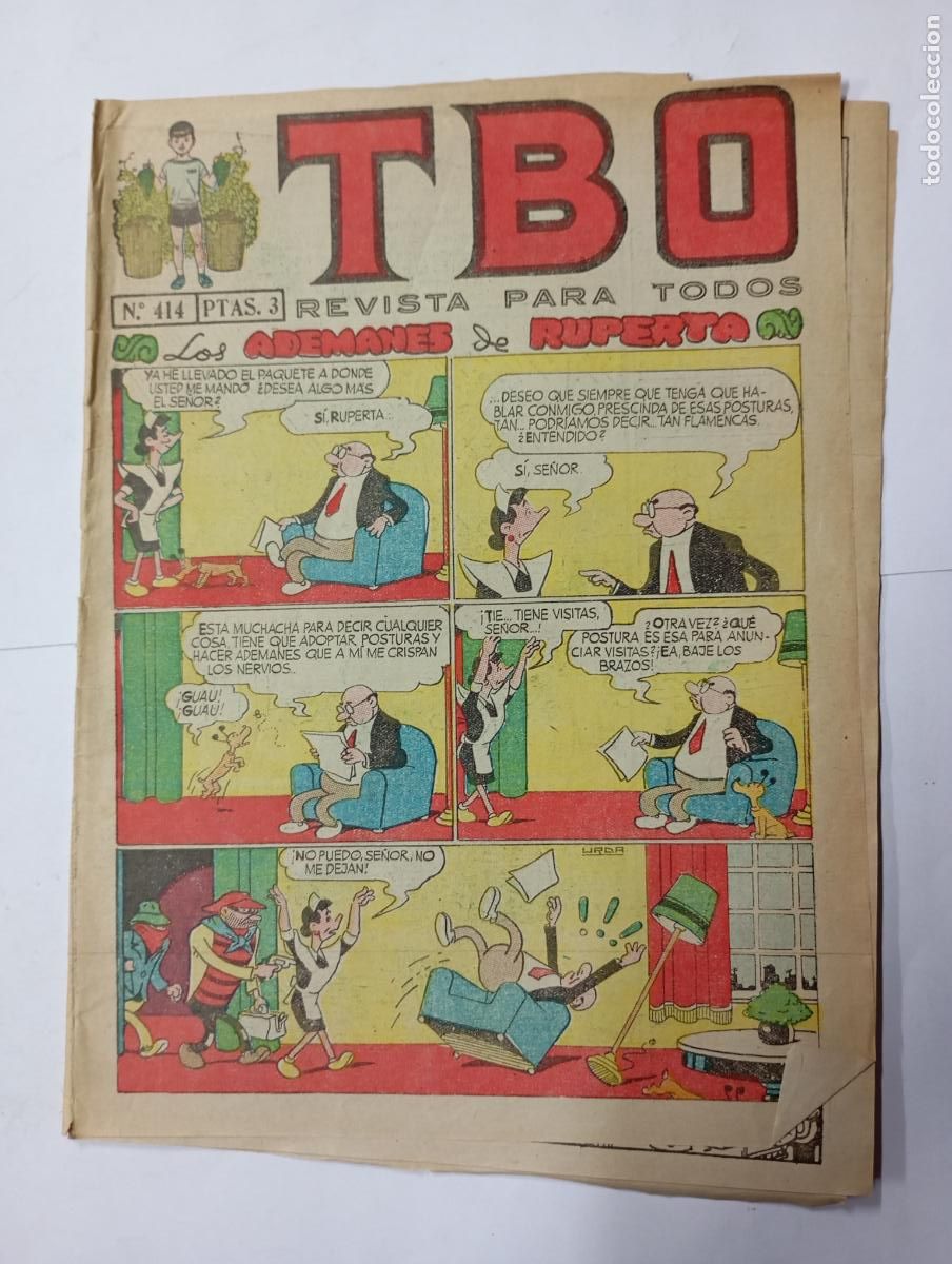 Tebeos: TBO N&ordm; 414. REVISTA PARA TODOS. A&Ntilde;O L. 1 OCTUBRE 1965. TDKC75