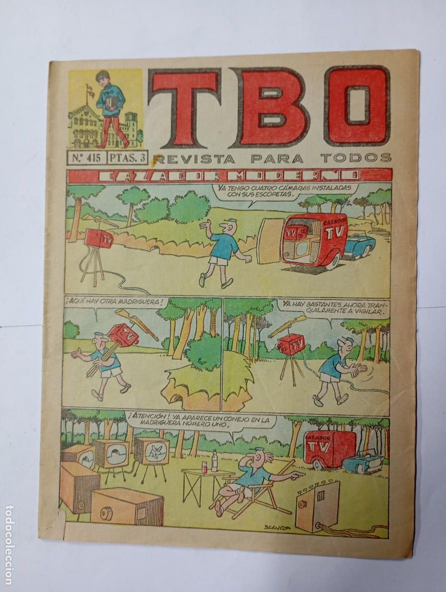 Tebeos: TBO N&ordm; 415. REVISTA PARA TODOS. A&Ntilde;O L. 8 OCTUBRE 1965. TDKC75