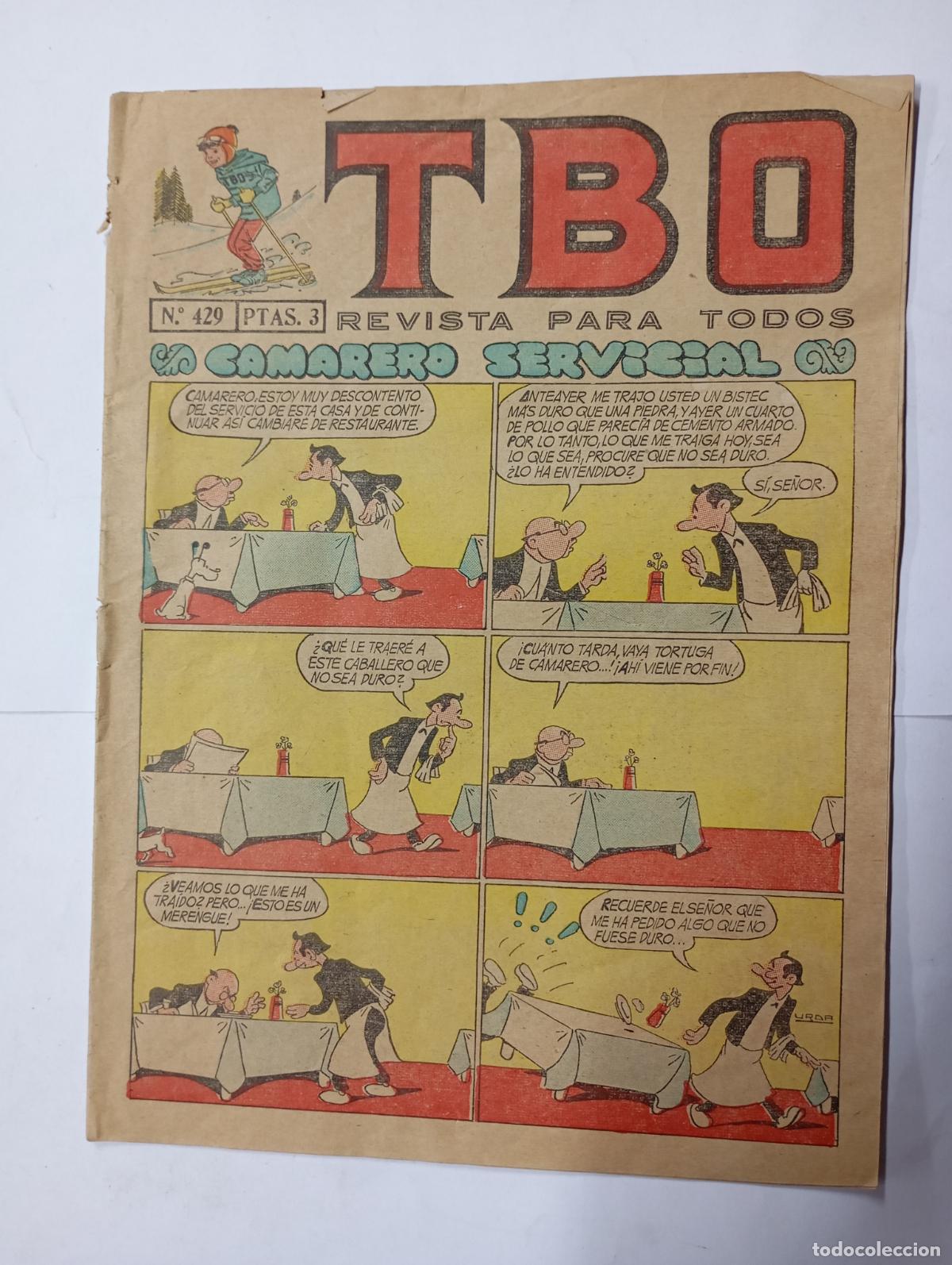 Tebeos: TBO N&ordm; 429. REVISTA PARA TODOS. A&Ntilde;O L. 14 ENERO 1966. TDKC75
