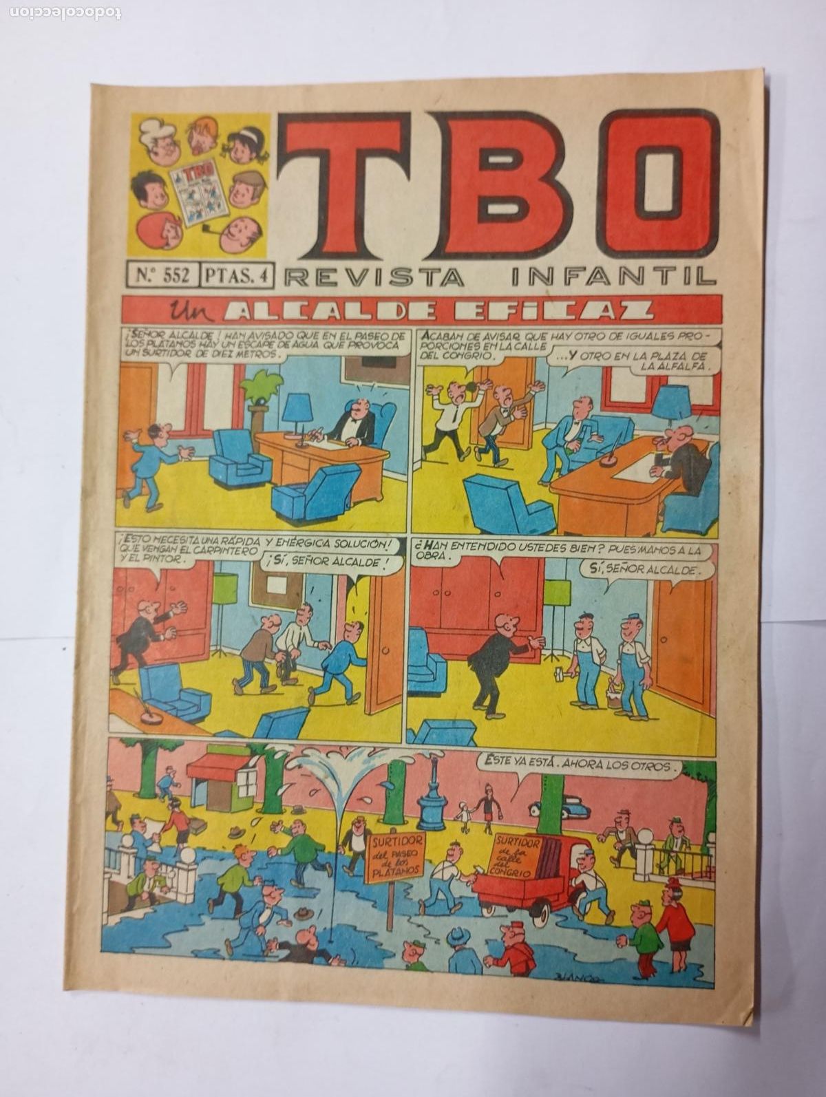 Tebeos: TBO N&ordm; 552. REVISTA INFANTIL. A&Ntilde;O LII. 24 MAYO 1968. TDKC75