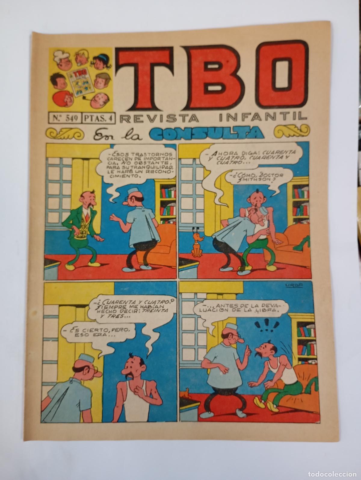 Tebeos: TBO N&ordm; 549. REVISTA INFANTIL. 3 MAYO 1968. TDKC75