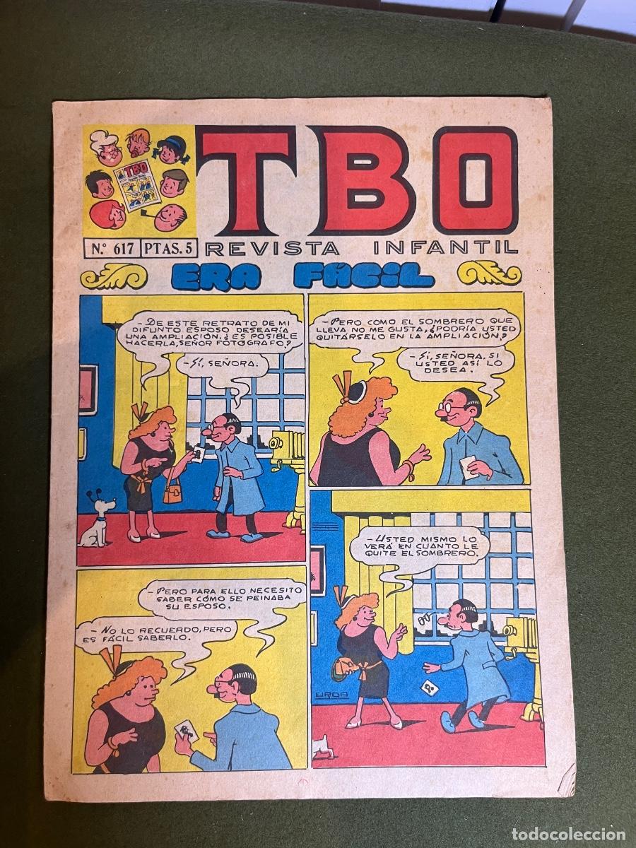 Tebeos: TBO n&ordm; 617 Revista Infantil Original A&ntilde;o 1969 Ediciones TBO Historieta C&oacute;mic Vintage