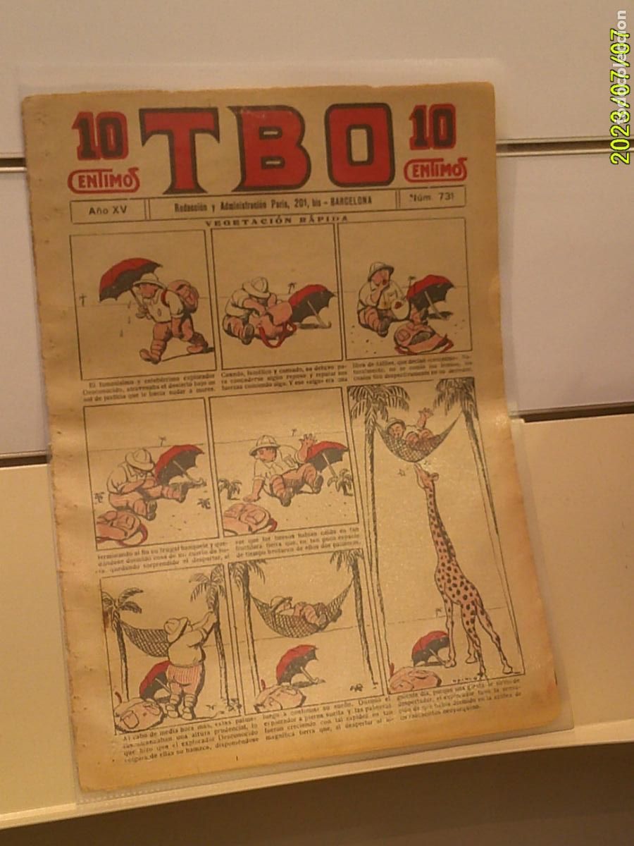 Tebeos: TBO N&ordm; 731 A&Ntilde;O XV 10 CENTIMOS - BUIGAS