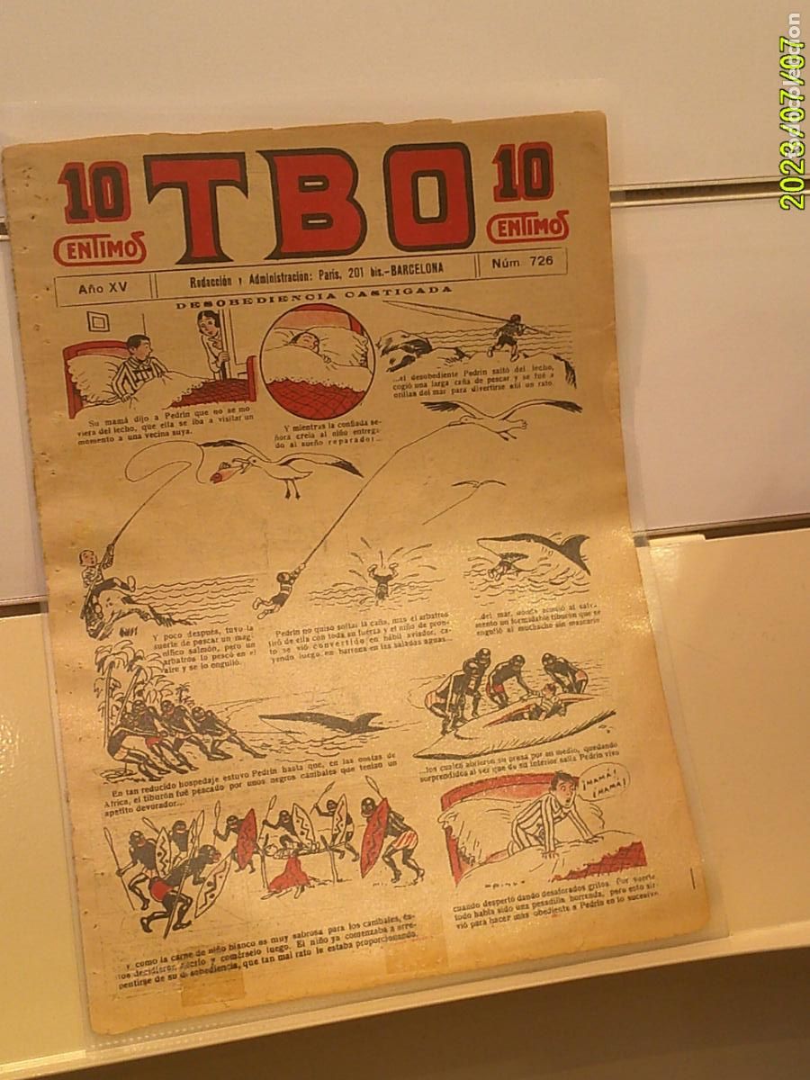 BDs: TBO N&ordm; 726 A&Ntilde;O XV 10 CENTIMOS - BUIGAS