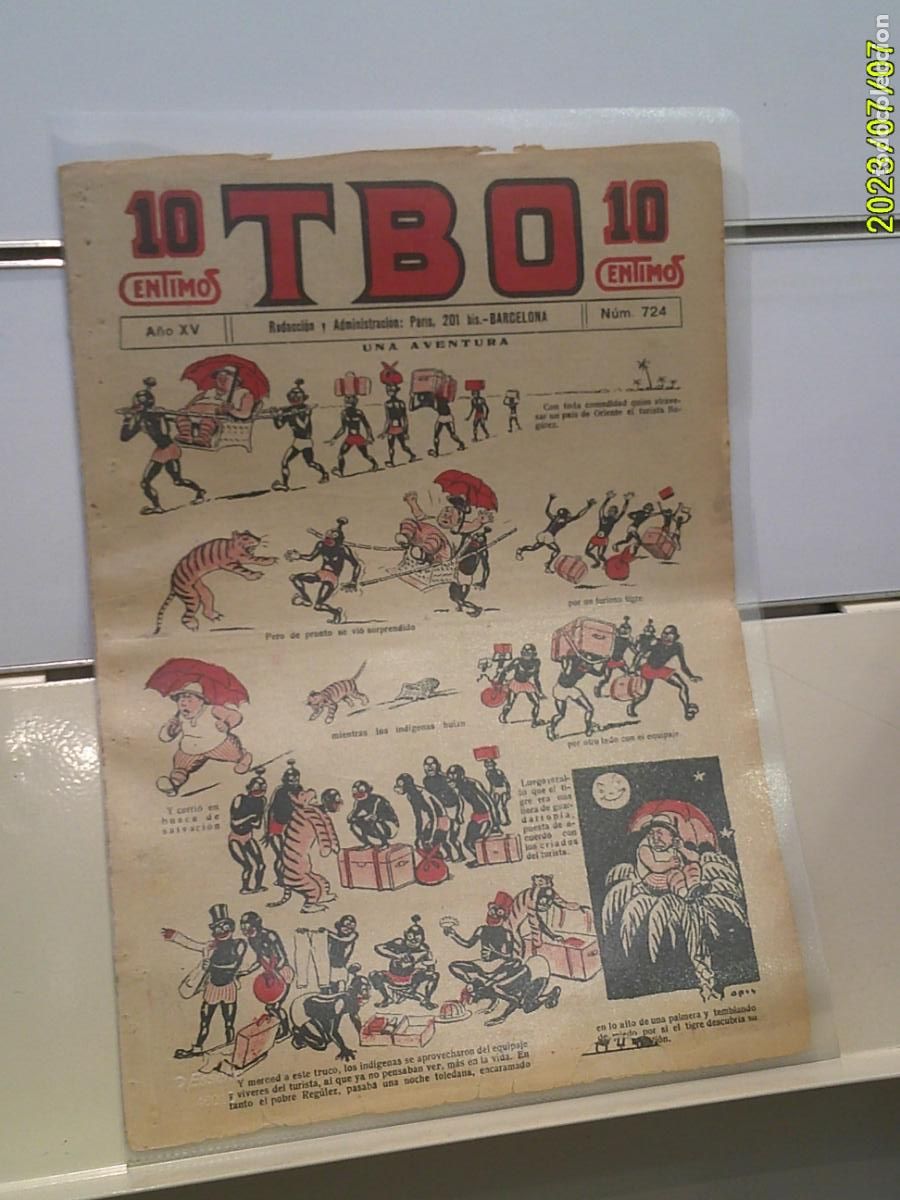 Tebeos: TBO N&ordm; 724 A&Ntilde;O XV 10 CENTIMOS - BUIGAS
