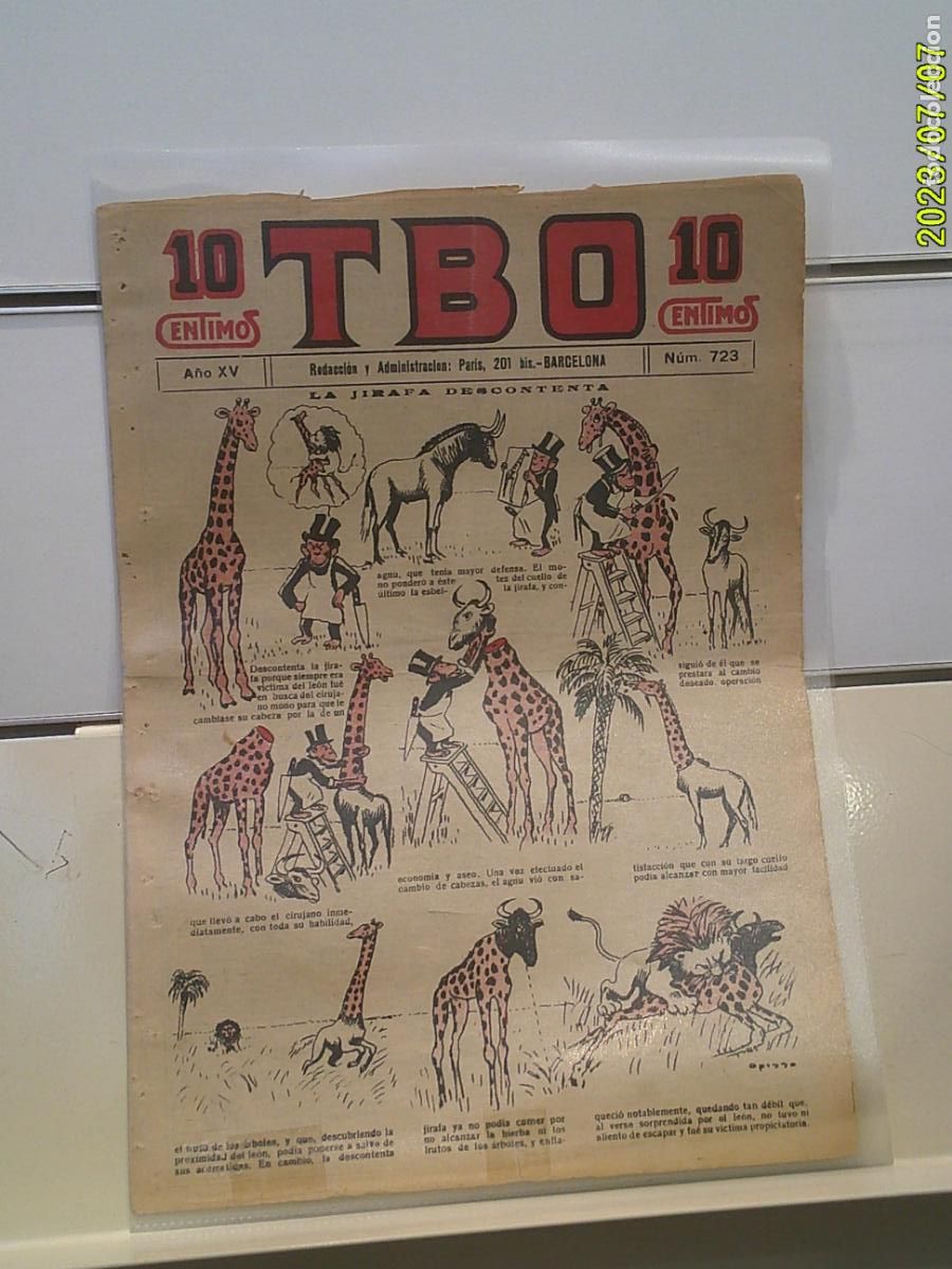 Tebeos: TBO N&ordm; 723 A&Ntilde;O XV 10 CENTIMOS - BUIGAS