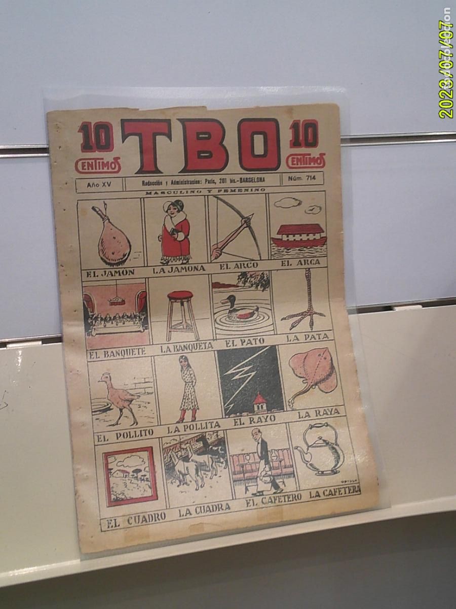 Tebeos: TBO N&ordm; 714 A&Ntilde;O XV 10 CENTIMOS - BUIGAS