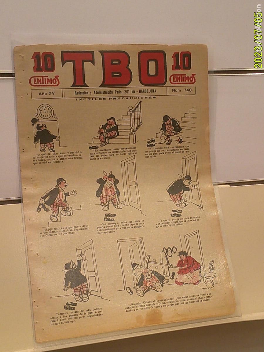 Tebeos: TBO N&ordm; 740 A&Ntilde;O XV 10 CENTIMOS - BUIGAS