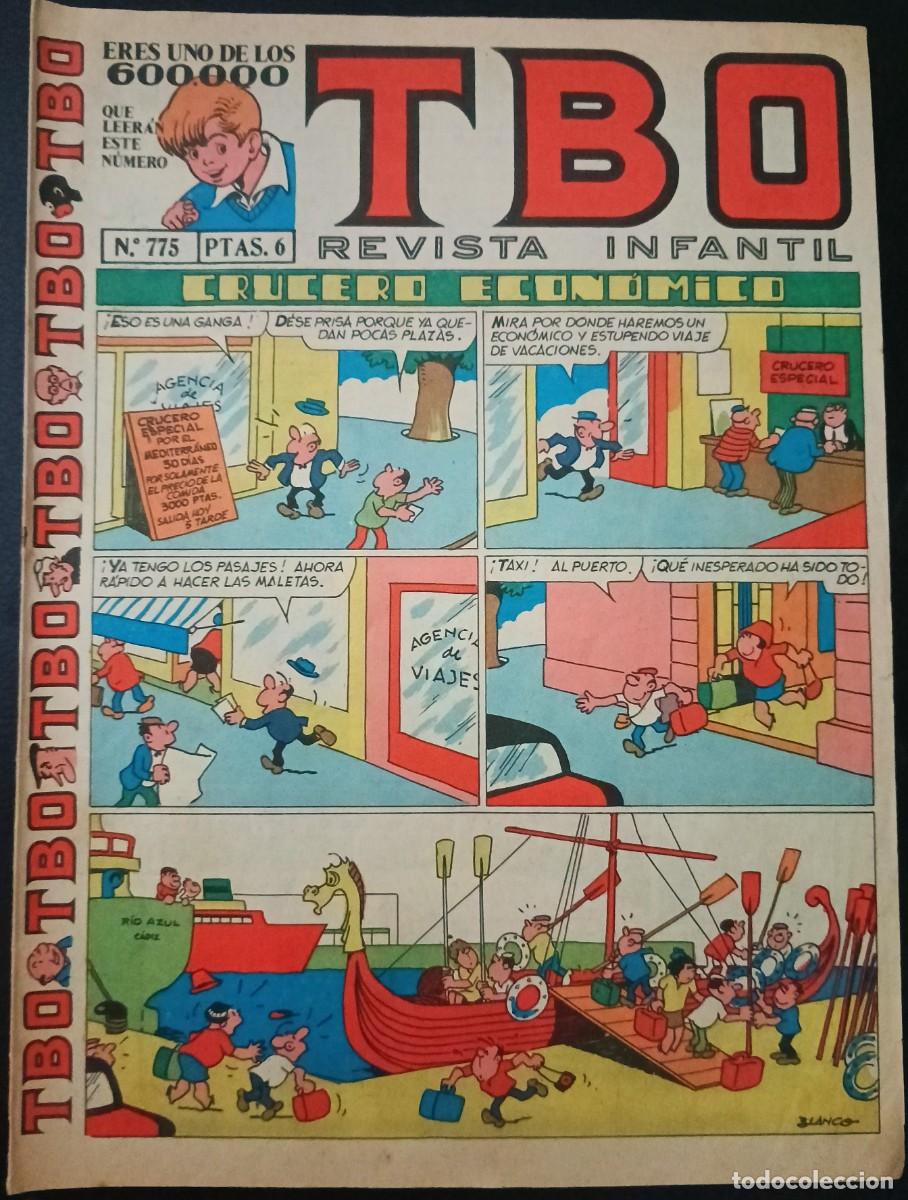 Tebeos: TBO-II &Eacute;POCA- N&ordm; 775 -BLANCO-COLL-AYN&Eacute;-BERNET TOLEDANO-1972-CASI BUENO-DIF&Iacute;CIL-LEA-VEA-1683